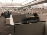 10 Workstation and 1 manager station Allsteel cubicle system