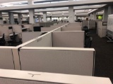 10 Workstation and 1 manager station Allsteel cubicle system