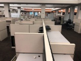 4 Workstation and 6 manager station Allsteel cubicle system