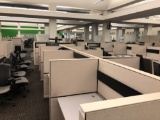 10 Workstation and 1 manager station Allsteel cubicle system