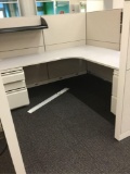 Quantity of two Allsteel supervisor cubicle systems