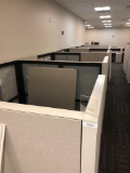Qty of privacy cubicle systems and workstations