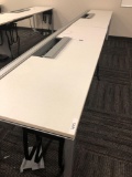 Qty of 4-16ft training tables.