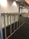 Qty of 8 industrial coat racks