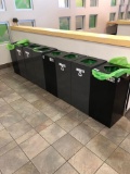 Qty of Trash Can recepticles