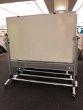 Qty of 5 rolling whiteboards