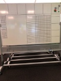 Qty of 5 rolling whiteboards