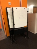 Qty of 5 small rolling white boards