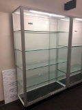 Qty of 2 48x96in glass trophy cases.