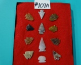 Qty of (12) Quality Southeastern Wyoming Bird Points
