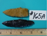 Pair of Archaic Knives with Display Case