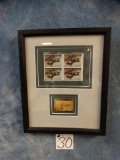 Ducks Unlimited Framed Canada Goose Gold Plated Stamp