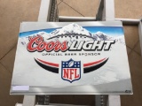 26x18 Metal Coors Light NFL Sign