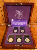 Complete Set Of Uncirculated Morgan Silver Dollars With Certificates Of Authenticity