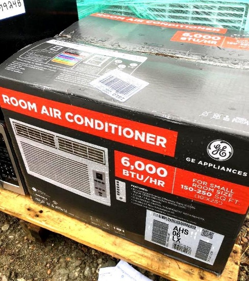 Two GE Room Air Conditioners- 6,000 BTU & 18,000 BTU