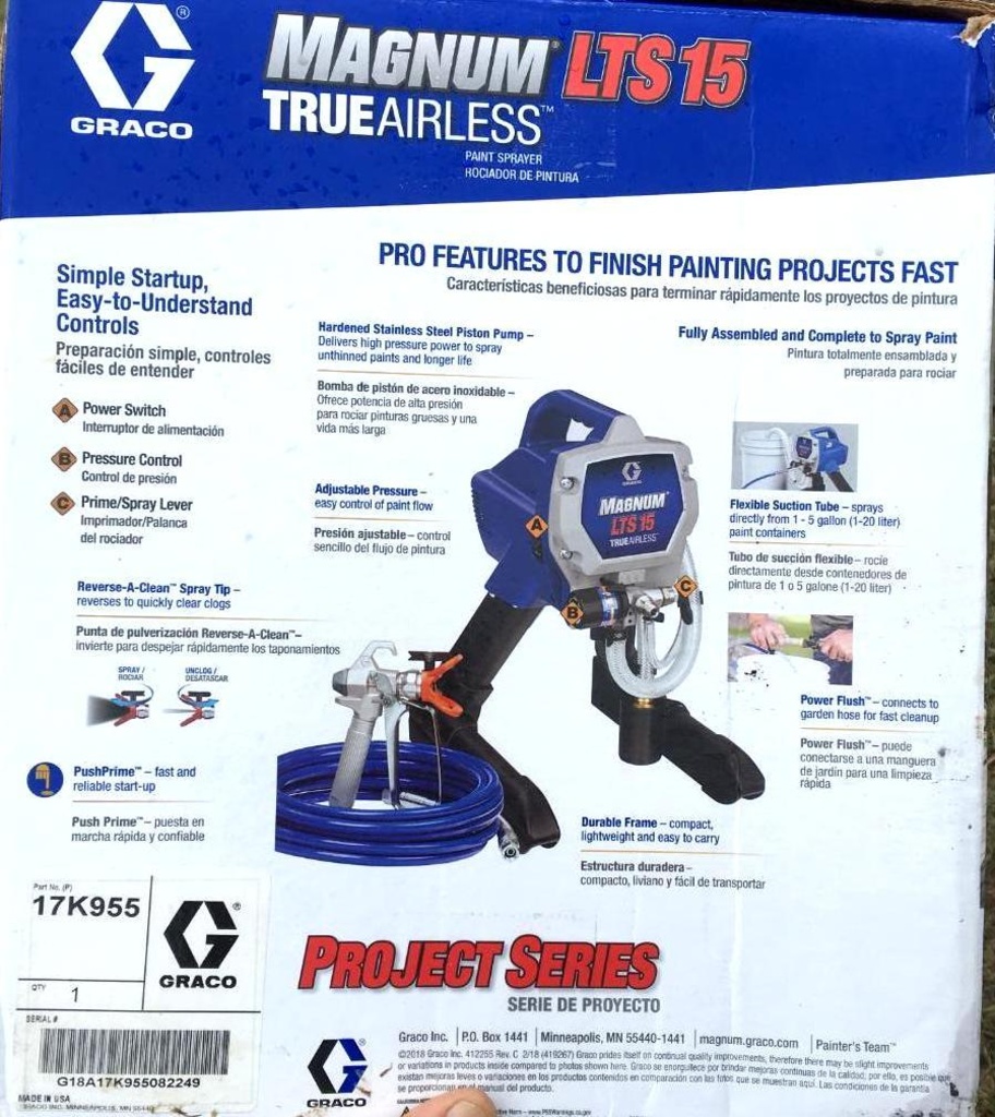 Graco Paint Sprayer Lts 15