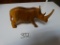 Hand Carved Rhino