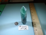 407.08 Cts. 100% Natural Fluorite Faceted Crystal from Brazil