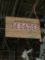 Tecate Wood Hanging Sign