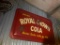 Royal Crown Cola Vintage Bubble Metal Sign