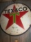 Texaco w/ Logo Vintage Metal Sign