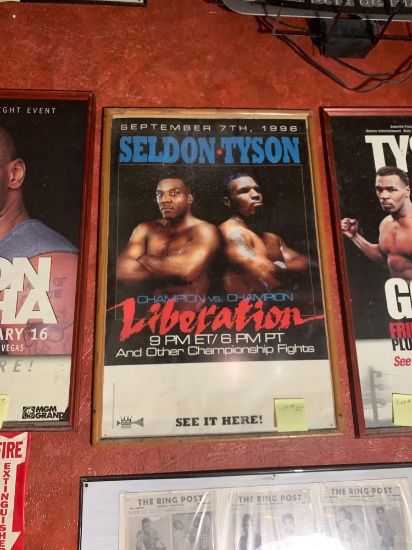 Seldon vs Tyson Promotion Poster