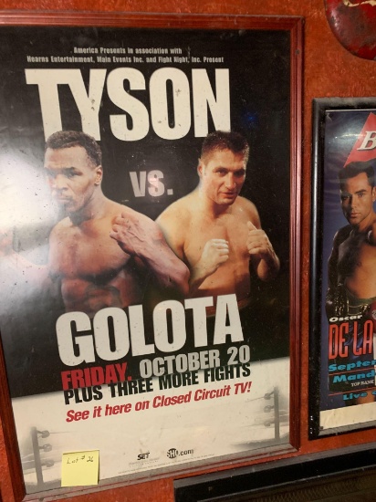 Tyson vs Golota Promotional Poster