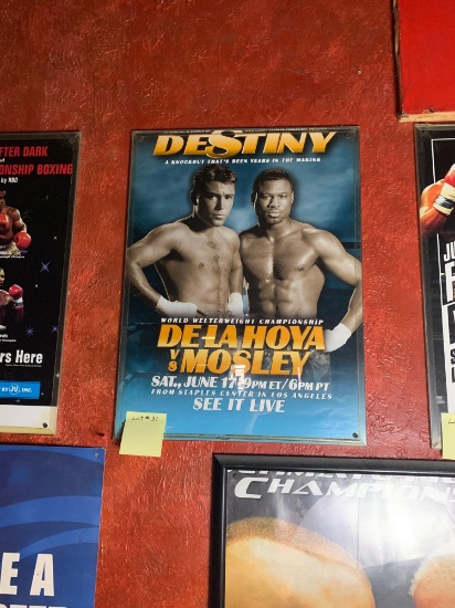 De La Hoya vs Mosley Promotional Poster