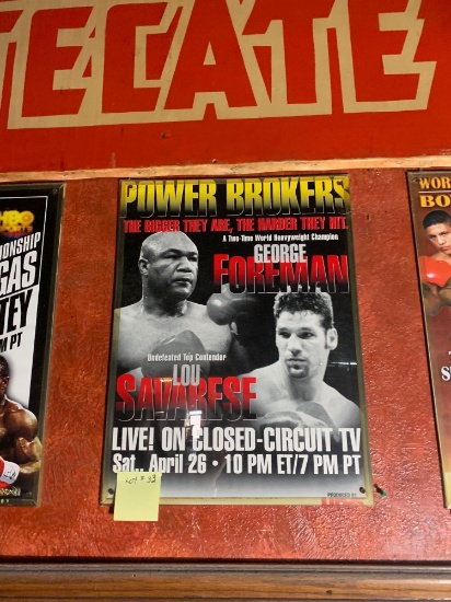 Foreman vs Savarese Promotional Poster