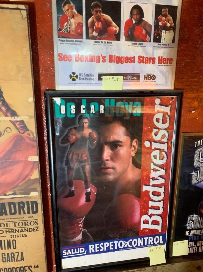 De La Hoya Budweiser Poster