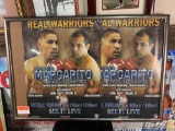 2 Framed Boxing Promotional Posters Margarito vs Gomez
