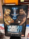 Framed Vargas vs Mosley Promotional Poster