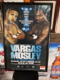 Framed Vargas vs Mosley Promotional Poster