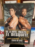 Framed De La Hoya vs Mosley Promotional Poster