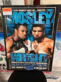 Framed Mosley vs Wright Promotional Poster