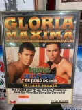 Framed Chavez vs De La Hoya Promotional Poster