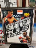 Framed Vargas vs Quartey Promotional Poster