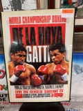 Framed De La Hoya vs Gatti Promotional Poster