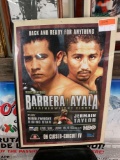 Framed Barrera vs Ayala Promotional Poster