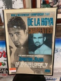 Framed De La Hoya vs Charpentier Promotional Poster