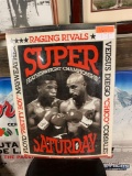 Framed Mayweather vs Corrales Promotional Boxing Posters