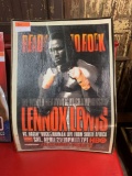 Lennox Lewis HBO Promotional Boxing Poster