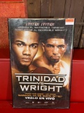 Trinidad vs Wright Promotional Boxing Poster In Frame