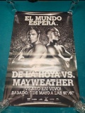 De La Hoya vs Mayweather Promotional Boxing Posters