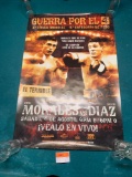 Morales vs Diaz Promotional Boxing Posters