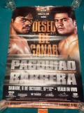 Pacquiao vs Barrera Promotional Boxing Posters