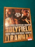 Framed Holyfield vs Rahman Promotional Poster