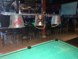 Custom made beer bucket bar lights