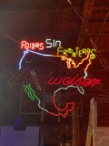Budweiser Mexico and USA Neon Sign