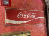 Vintage Steel Coca Cola Sign